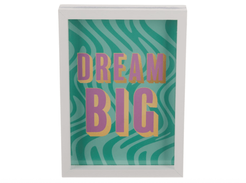 Dream Big wall sign