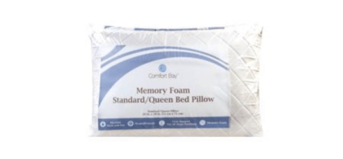 memory foam bed pillow