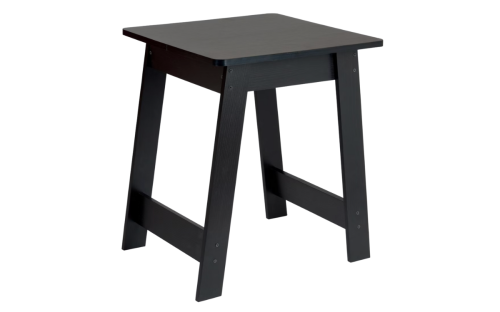 black accent table