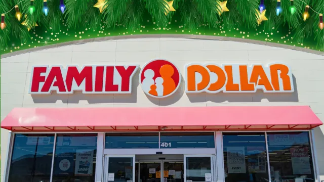 family dollar christmas garland background