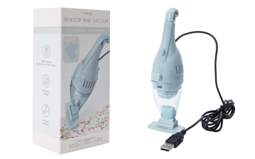 desktop mini vacuum from Five Below