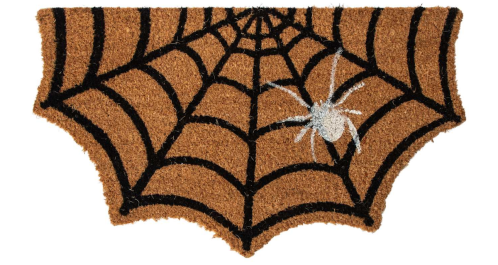 spiderweb doormat