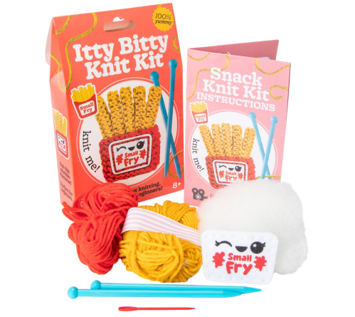 french fry knitting kit