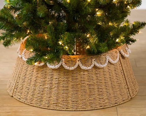 rattan tree skirt
