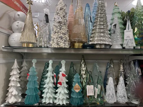 lots of tree statues