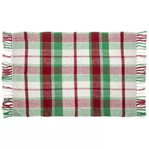 plaid rug