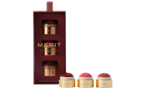 Merit Mini Flush Blush Balm Trio