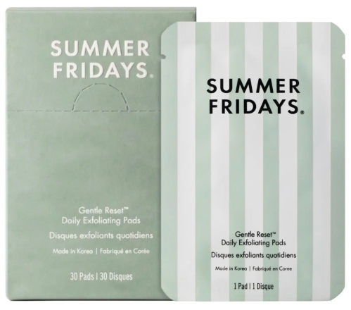 Summer Fridays exfoliating pads