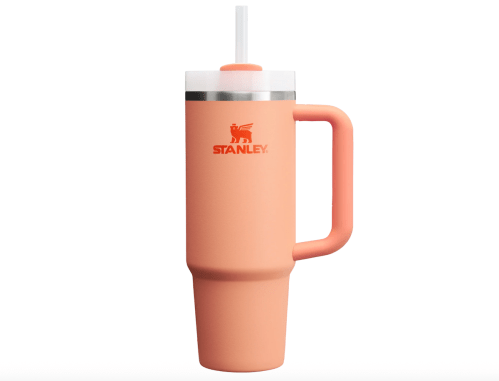 peach Stanley tumbler
