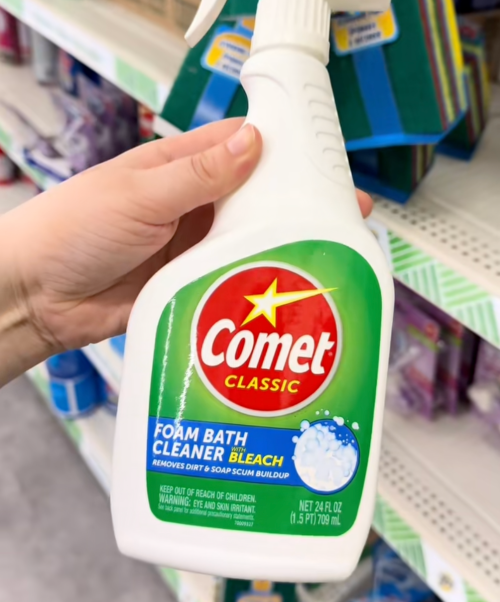 Comet bathroom cleaner
