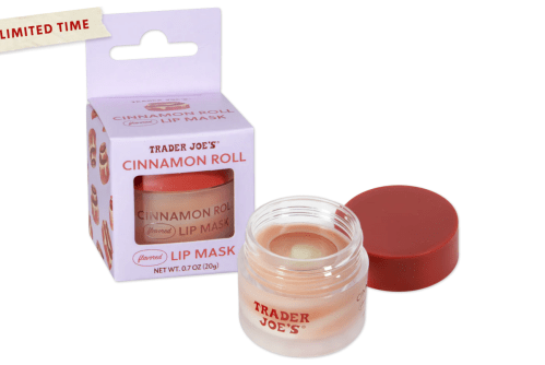 Trader Joe's cinnamon roll lip mask