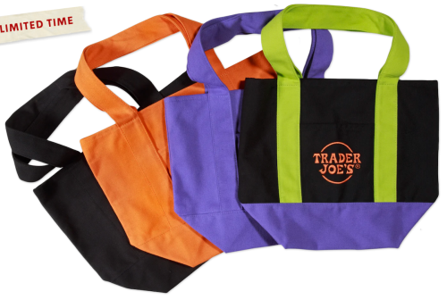trader joe's mini halloween totes