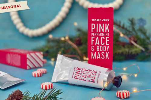 pink peppermint face and body mask