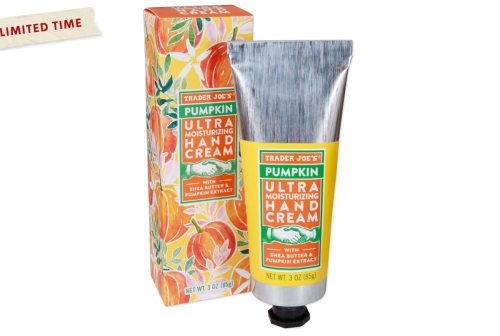 Trader Joe's pumpkin vanilla hand cream