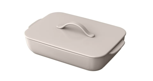 taupe baking dish
