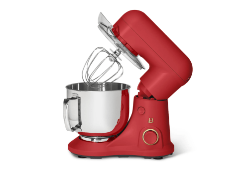 red stand mixer