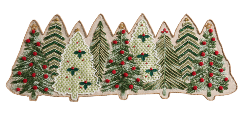 christmas tree table runner