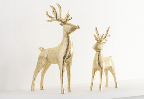 gold reindeer