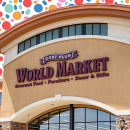 world market store with a colorful background