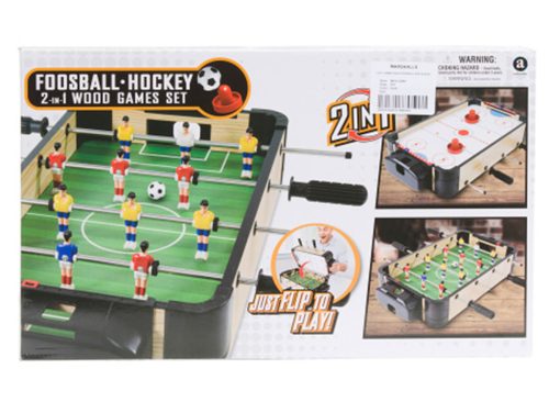 MERCHANT AMBASSADOR 2 In 1 Games Table Foosball And Hockey