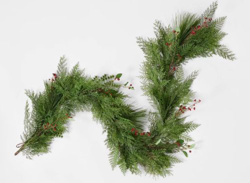 72" Christmas Garland Red/Green - Threshold™ designed with Studio McGee