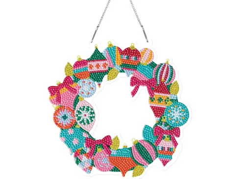 8" Ornament Wreath Diamond Art Kit by Make Market®