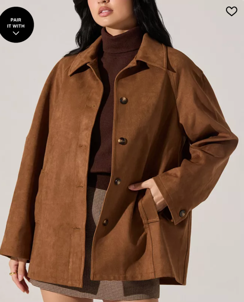 ASTR the Label Women's Presleigh Collared Long-Sleeve Jacket