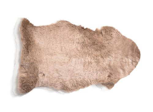 AUSKIN USA 23x39 Combed Long Wool Sheepskin Single Pelt