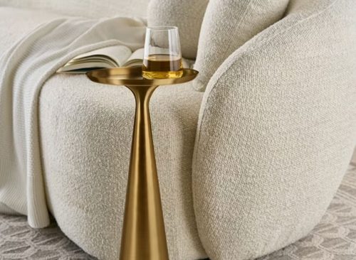 Better Homes & Gardens Truitt Drink Table, Gold