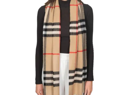 Burberry Check Cashmere Scarf