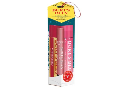Burt's Bees Mistletoe Kiss Lip Balm Gift Set - Pink - 9