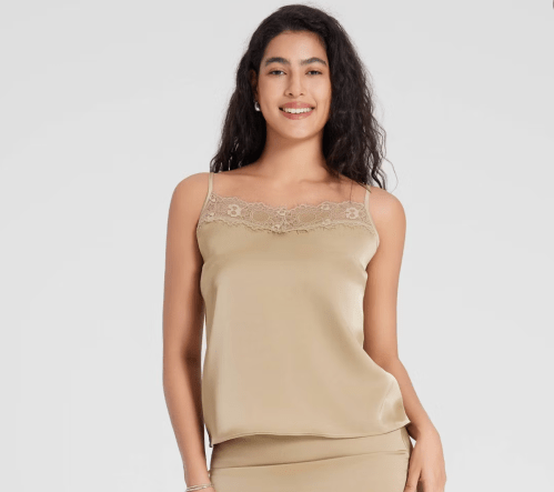 Camisole top in tan