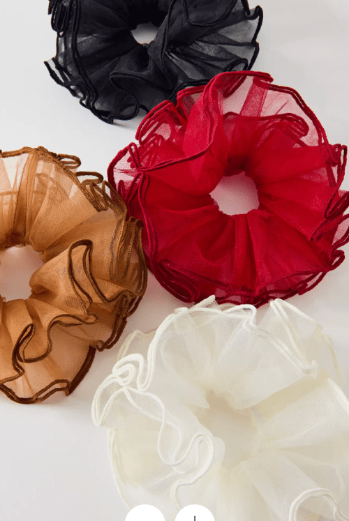 Chiffon Oversized Scrunchie