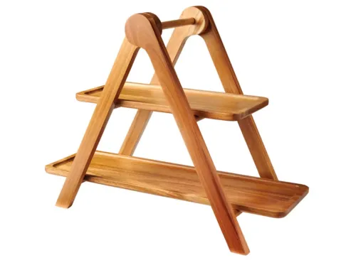 Crofton 2-Tier Wooden Buffet Server