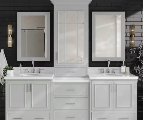 Double Sink Freestanding Bathroom Vanity