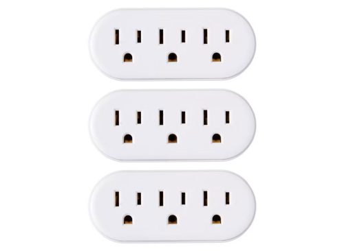 Easy Home 3 Pack Indoor Wall Tap, White