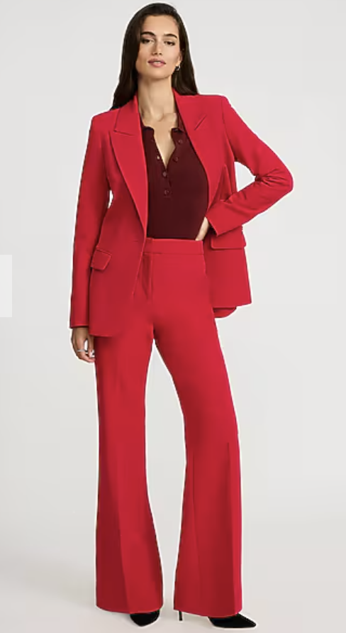 Editor Signature Stretch High Waisted Flare Trouser