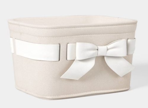 Felt Bow Decorative Basket - Threshold™