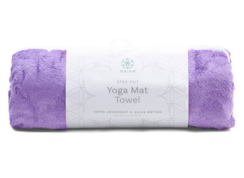 GAIAM Stay Put Yoga Mat Towel