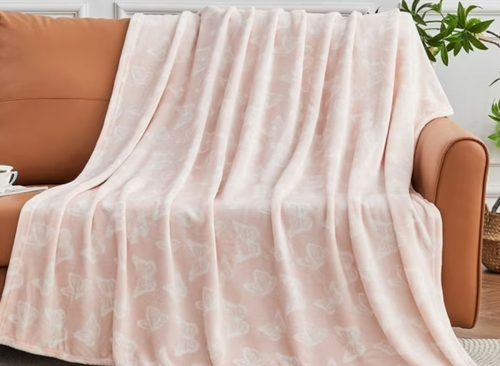 Gogreen Cozy Blanket Printed Blanket Throw Blanket - 300 GSM Fleece Blanket Throw Size Blanket for Home Decoration, Ultra Soft Blanket Microfiber Throw Blanket (Throw - 50" x 60")