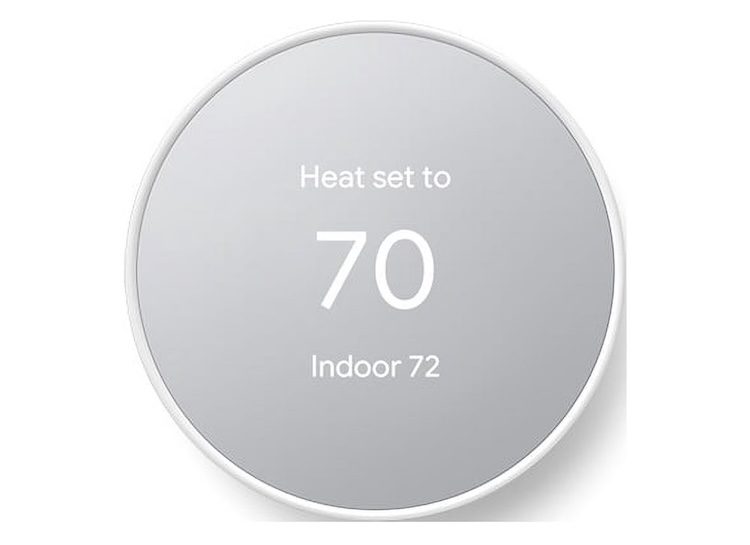 A Google Nest Thermostat