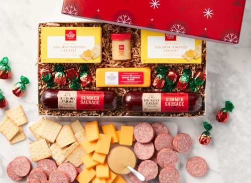 Hickory Farms Happy Holidays Meat & Cheese Gift Box