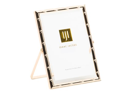 ISAAC JACOBS 5x7 Metal Bamboo Look Frame