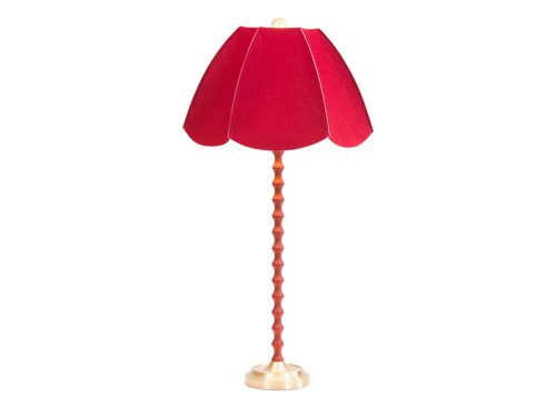 KARMA HOME 29.25in Glassed Metal Beaded Table Lamp