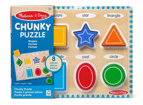 Melissa & Doug Shapes Chunky Puzzle