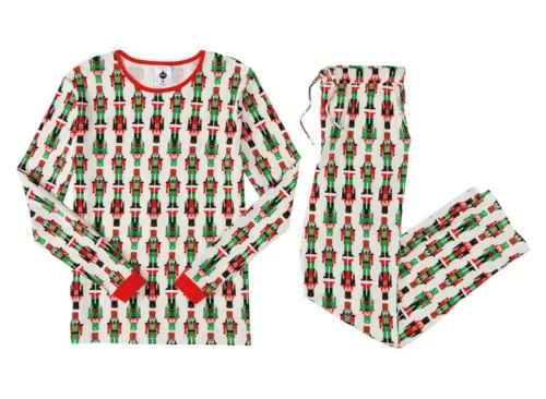 Merry Moments Men's Holiday Pajama Set, Nutcracker, M