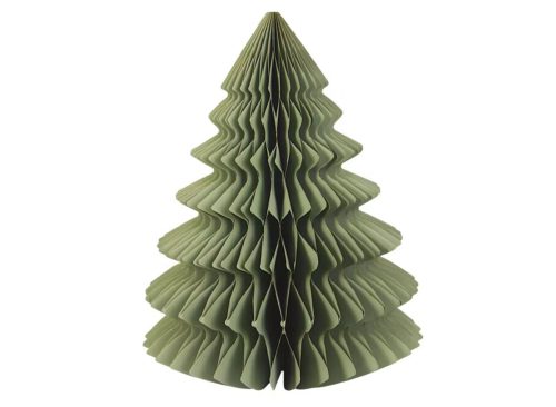 Merry Moments Oversized Holiday Décor Paper Tree, Sage Green