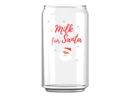 Milk for Santa Cooler Glass