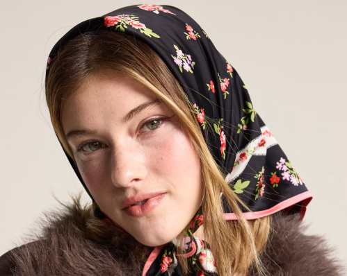 Old Navy X Anna Sui Square Scarf