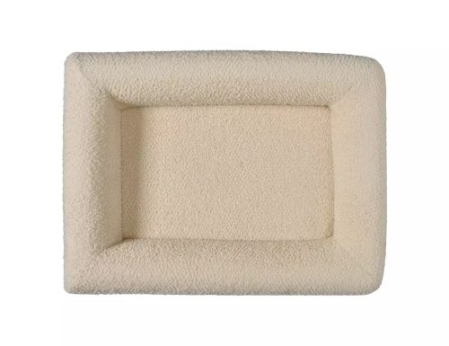 Orthopedic Boucle Pet Bed Beige